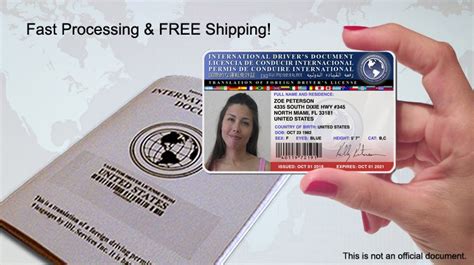 international driver's license search